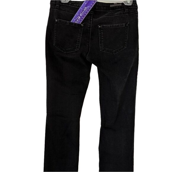 LAUREN CONRAD  SIZE 2. BLACK 5 POCKET  DENIM JEANS - Picture 5 of 8